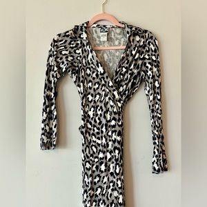 Vintage 2000s Diane von Furstenberg Silk Wrap Dress